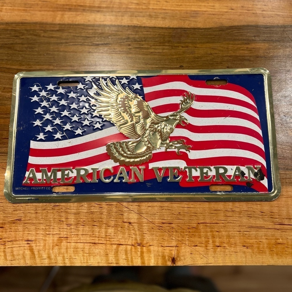AMERICAN VETERAN license plate